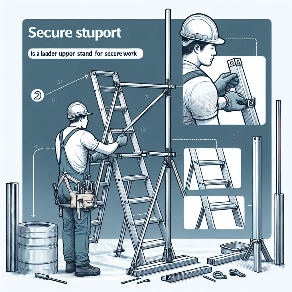 9.안전한 작업을 위한 사다리지지대 설치